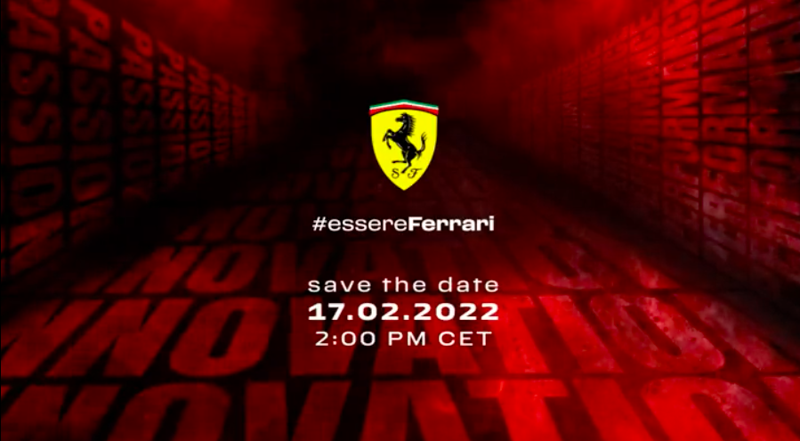 Ferrari подтвердила дату и время презентации новой машины